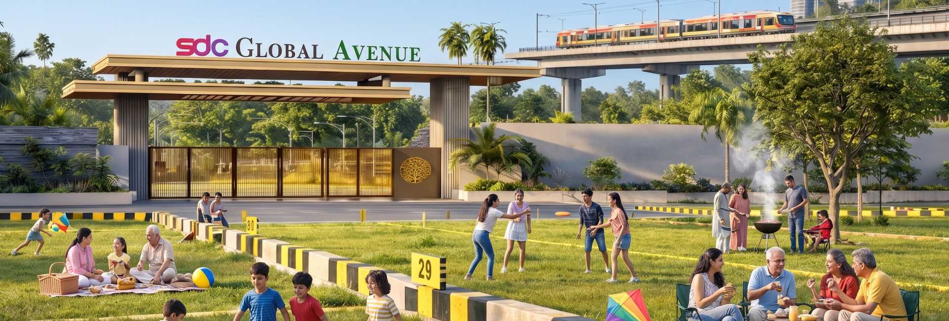 Gated community amenities