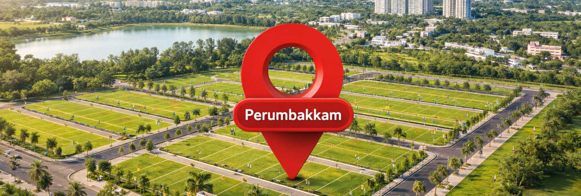 Plot layout aerial view